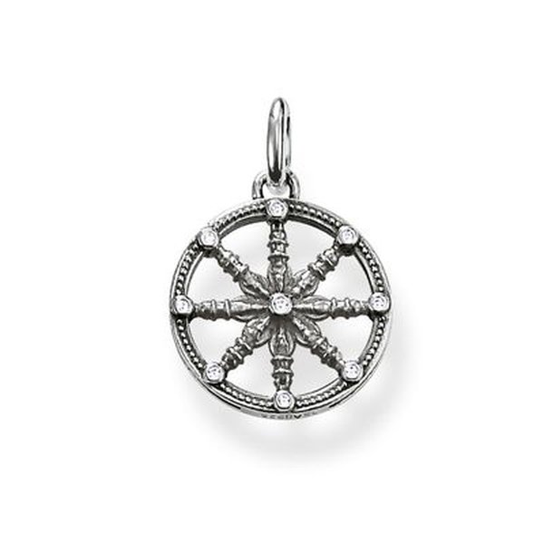 Thomas Sabo Karma kerék ezüst medál cirkóniával KC0001-643-14
