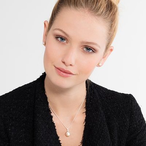 Thomas Sabo Tenyésztett gyöngy ezüst medál cirkóniával PE699-167-14