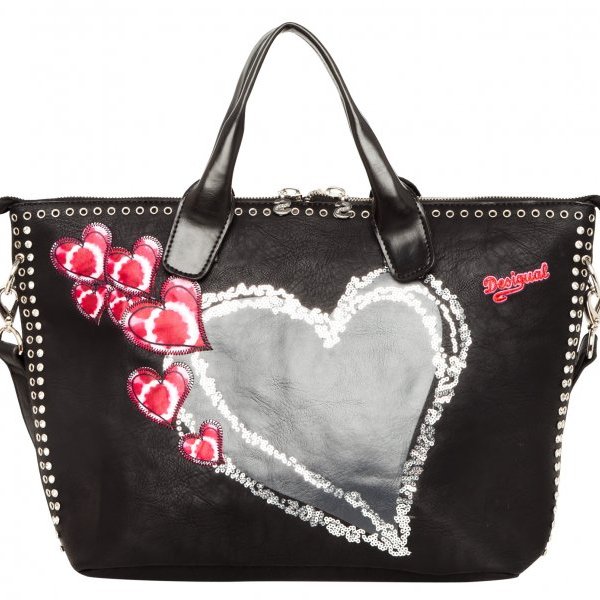 Desigual Valencia heart punk táska 51X50R3