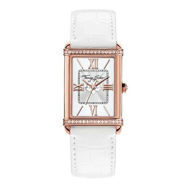 Thomas Sabo Fehér bőr szíjas női karóra WA0233-269-202