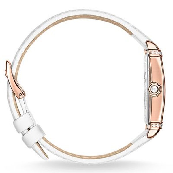 Thomas Sabo Fehér bőr szíjas női karóra WA0233-269-202