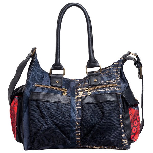 Desigual London Med Bolas Rojas Fresa táska 57X51W3