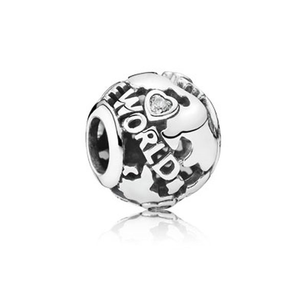 Pandora ékszer A világ körül ezüst charm cirkóniával 791718CZ