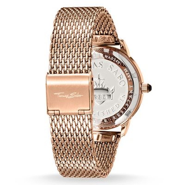 Thomas Sabo Rozé arany színű nemes acél női óra WA0249-265-203 mm