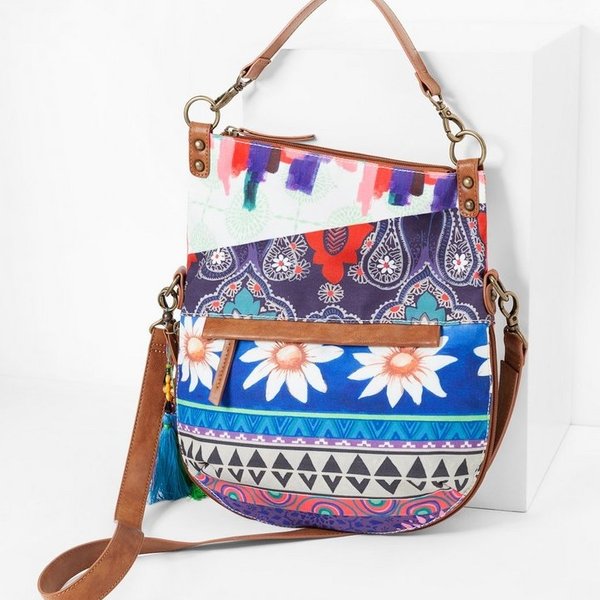 Desigual Folded Happy Bazar táska 61X50K0