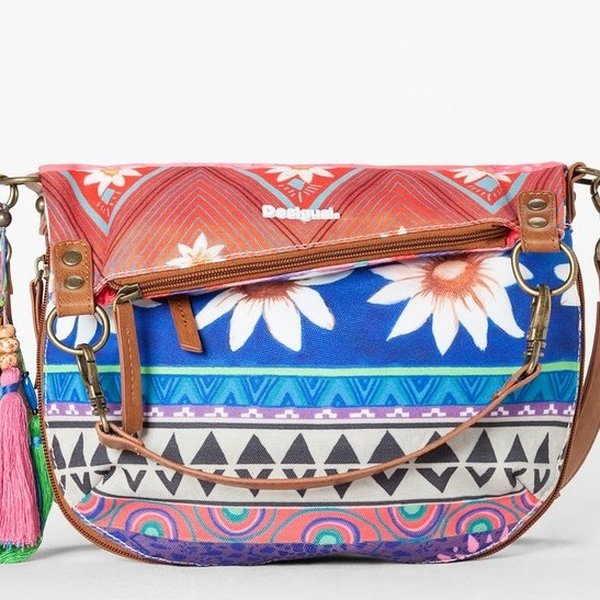 Desigual Folded Happy Bazar táska 61X50K0