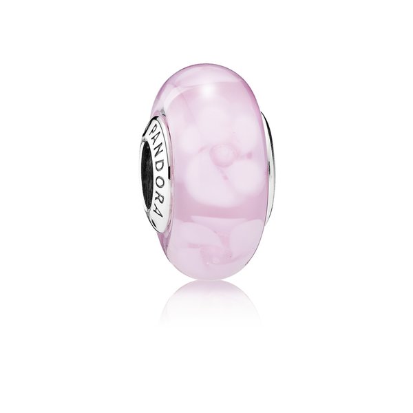 Pandora ékszer Nosztalgikus rózsák muránói üveg ezüst charm 791653