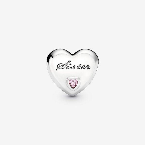 Pandora ékszer Nővér ezüst charm cirkóniával 791946PCZ