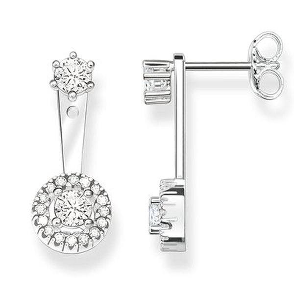 Thomas Sabo Dupla köves cirkónia ezüst fülbevaló H1927-051-14