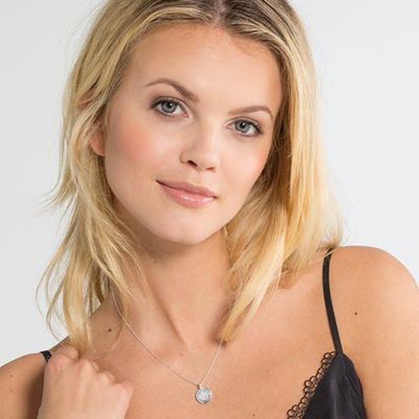 Thomas Sabo Lótusz virág ezüst medál cirkóniával - Love Coins LBPE0006-051-14
