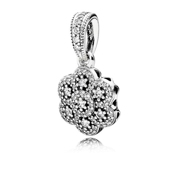 Pandora ékszer Kristályvirág ezüst medál 390392CZ