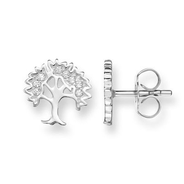 Thomas Sabo Életfa ezüst fülbevaló cirkóniával H1870-051-14