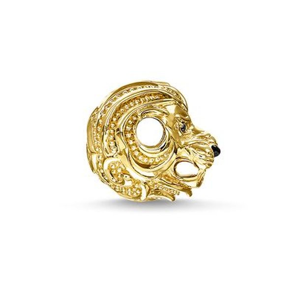 Thomas Sabo  Oroszlán 18K arannyal bevont ezüst karma gyöngy K0246-565-39