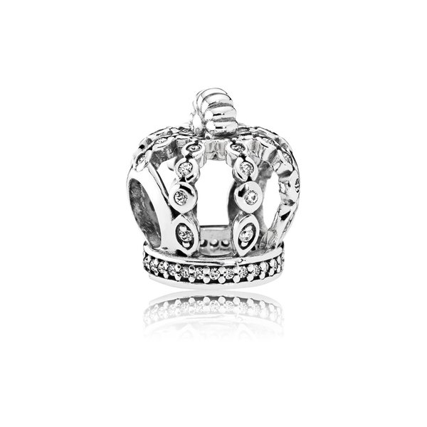 Pandora ékszer Korona ezüst charm cirkóniával 792058CZ