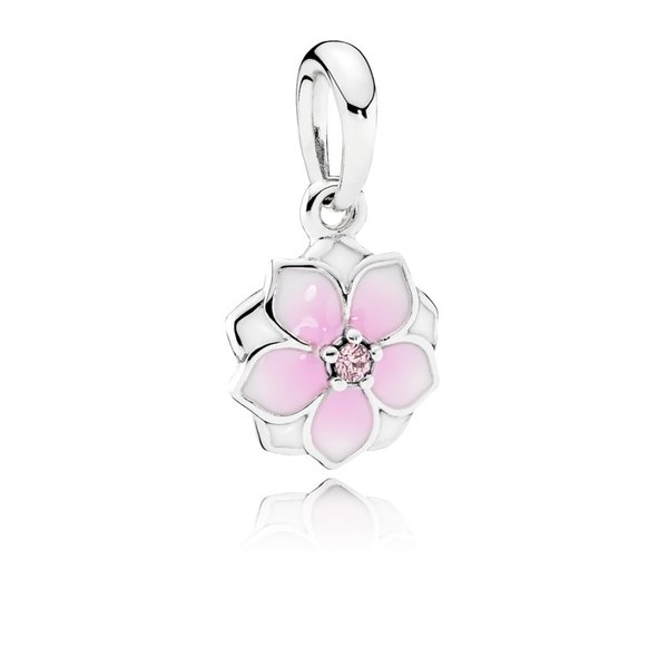 Pandora ékszer Magnólia függő ezüst charm 792086PCZ