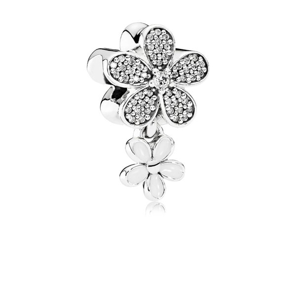 Pandora ékszer Káprázatos százszorszép duó ezüst charm 792098CZ