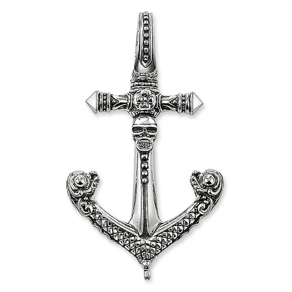 Thomas Sabo Horgony ezüst medál koponyával PE501-001-12