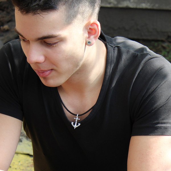 Thomas Sabo Horgony ezüst medál koponyával PE501-001-12