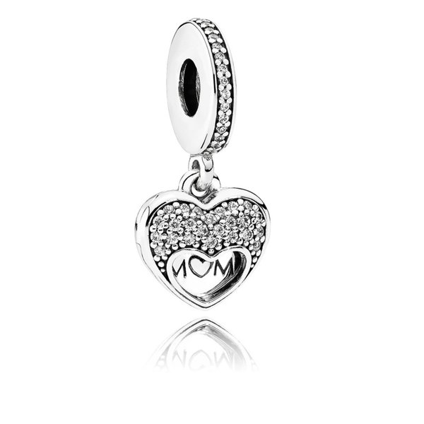 Pandora ékszer Szeretem az édesanyám ezüst charm 792071CZ