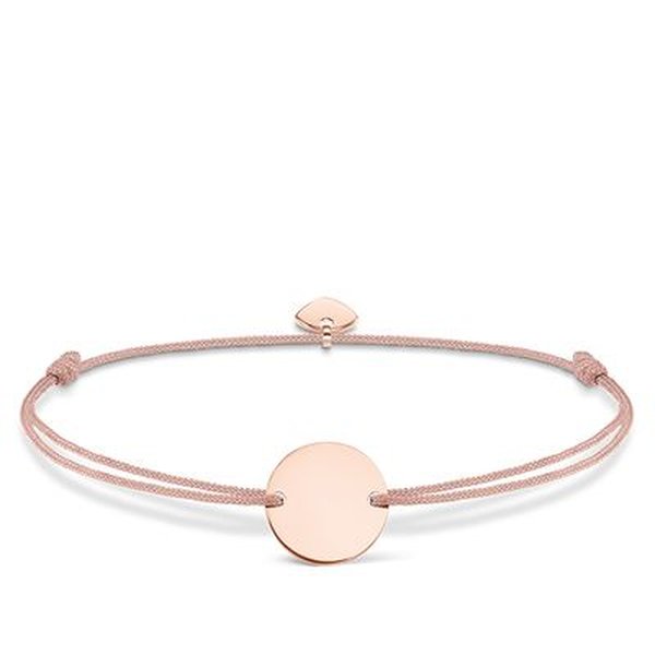 Thomas Sabo Textil karkötő gravírozható rozé lappal LS020-597-19-L20