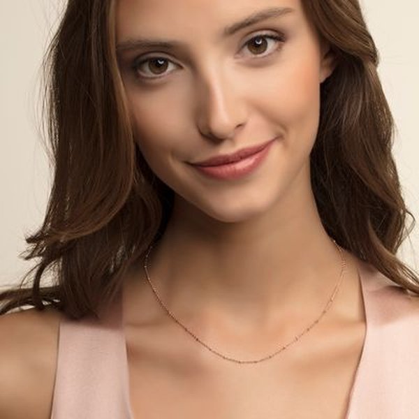 Thomas Sabo Rozé lánc gyöngyökhöz KK0004-415-40-L45