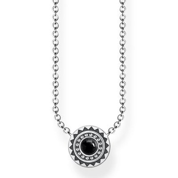 Thomas Sabo Ezüst nyaklánc obszidiánnal KE1672-704-11-L45