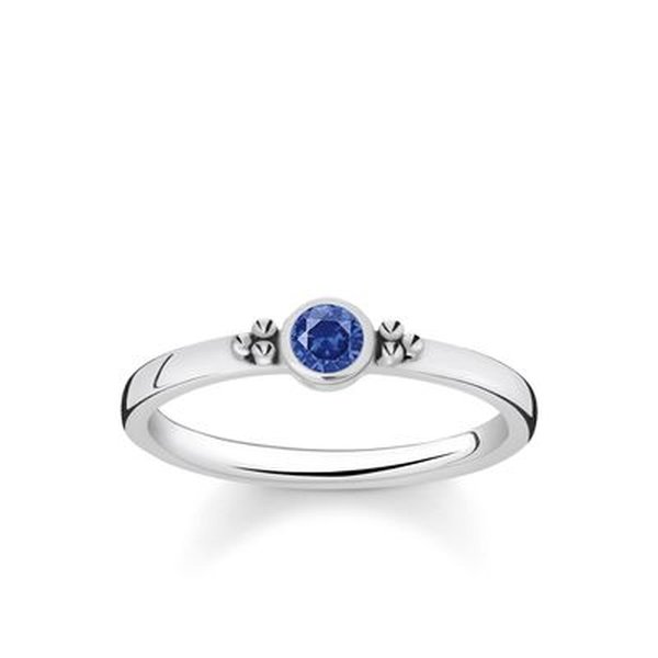 Thomas Sabo Kék spinel ezüst gyűrű 