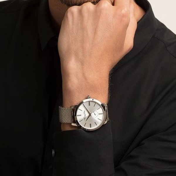 Thomas Sabo Nemes acél férfi óra ónixxal WA0300-201-201-42