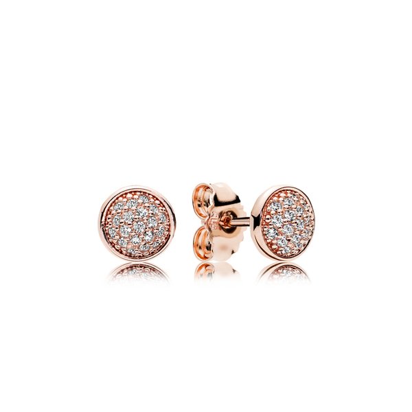 Pandora ékszer Káprázatos cseppek rozé fülbevaló 280726CZ
