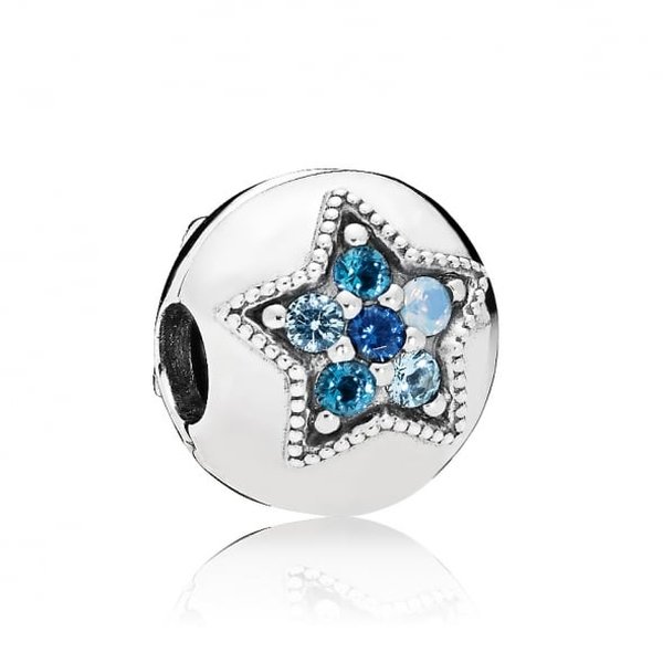 Pandora ékszer Fényes csillag klip 796380NSBMX