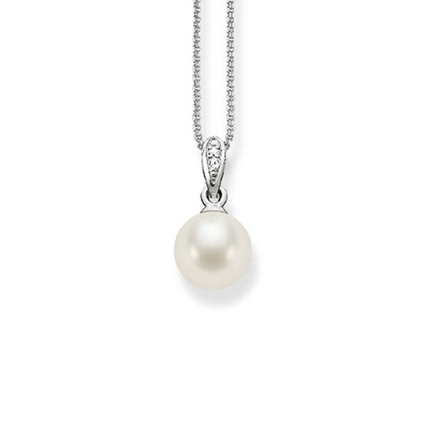 Thomas Sabo Tenyésztett gyöngy medál lánccal SCKE150060
