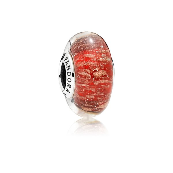 Pandora ékszer Vörös szikrázó charm 796366