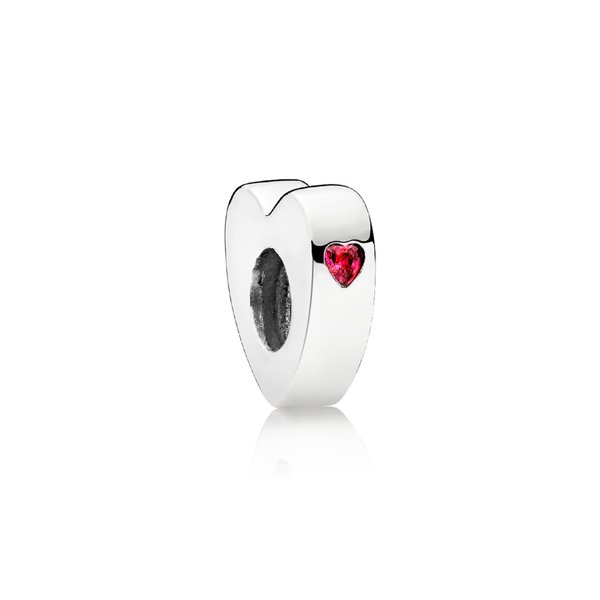Pandora ékszer Két szív ezüst spacer cirkóniával 796559CZR