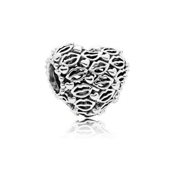 Pandora ékszer Szerelem és ajkak ezüst charm 796564