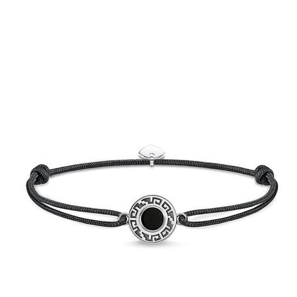 Thomas Sabo Textil karkötő fekete ornament LS060-505-11