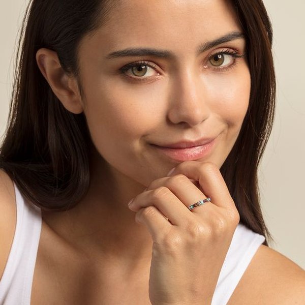Thomas Sabo Színes köves ezüst gyűrű 