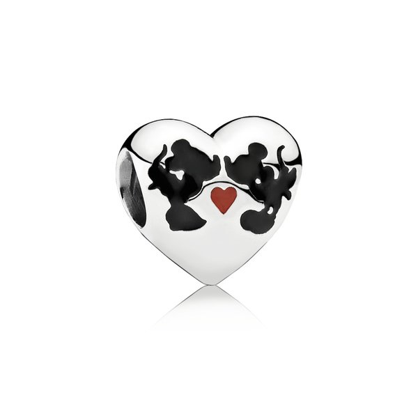 Pandora ékszer Disney Minnie és Mickey csók 791443ENMX