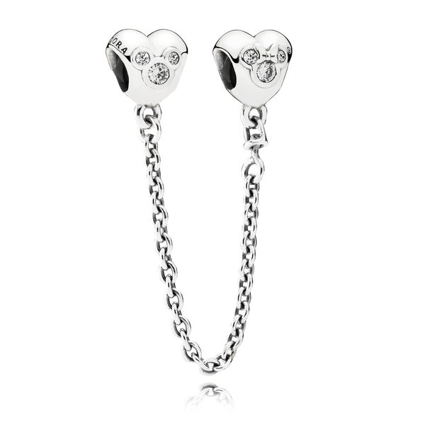 Pandora ékszer Disney Minnie és Mickey biztonsági lánc 791704CZ-05