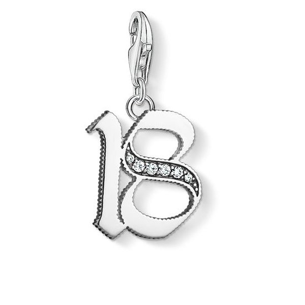 Thomas Sabo 18-es szám ezüst charm 1508-643-21