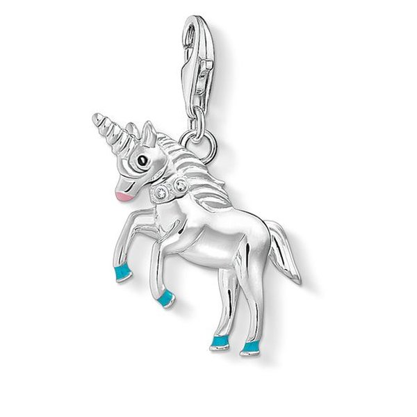 Thomas Sabo Unikornis ezüst charm cirkóniával tűzzománccal 1513-041-21