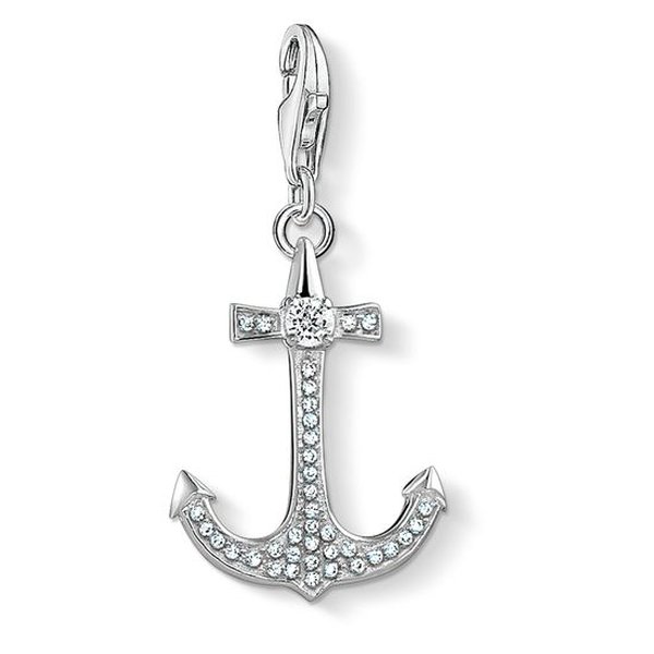 Thomas Sabo Ezüst horgony charm cirkóniával 1524-051-14