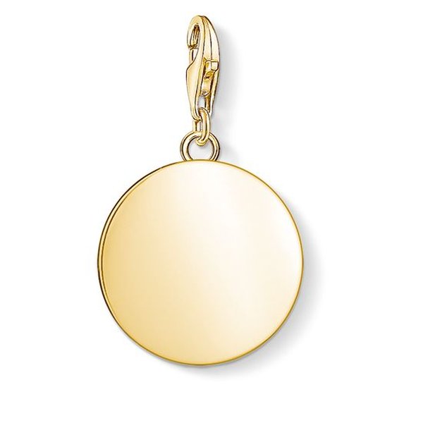 Thomas Sabo Gravírozható kerek arany charm 1635-413-39