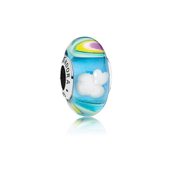 Pandora ékszer Szivárvány és felhők muránói üveg charm 797013
