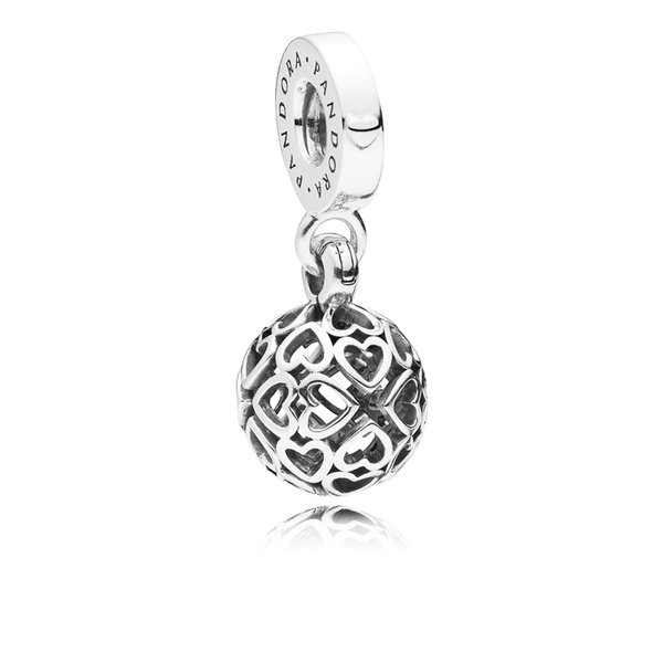 Pandora ékszer Harmonikus szívek ezüst charm 797255