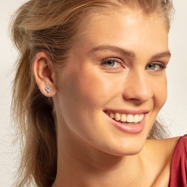 Thomas Sabo Királyi fehér ezüst fülbevaló H2024-643-14