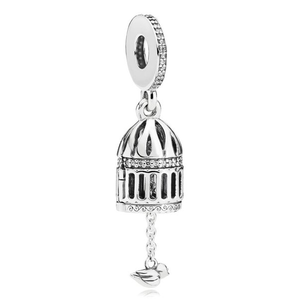 Pandora ékszer Madárkalitka ezüst charm 797575CZ