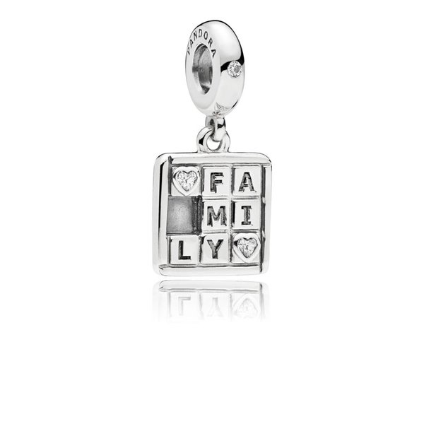 Pandora ékszer Társasjáték ezüst charm 797626CZ