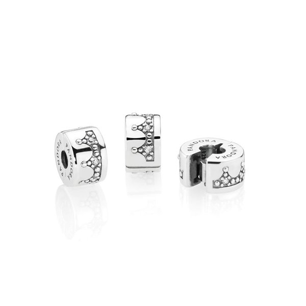 Pandora ékszer Káprázatos korona ezüst klip 797634CZ