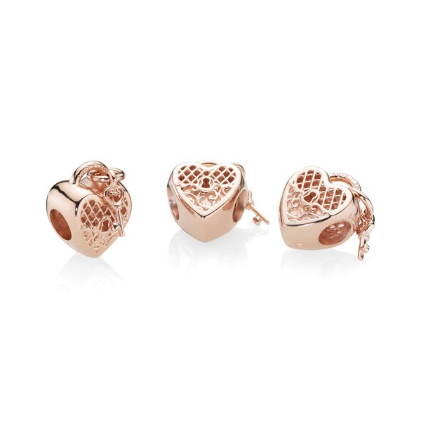 Pandora ékszer Fénylő szerelemlakat rozé charm 787655