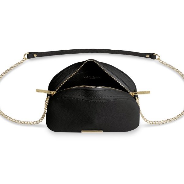 Katie Loxton Half Moon fekete táska KLB405
